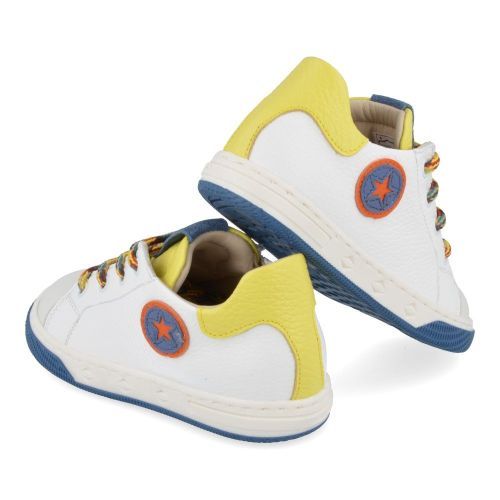 Zecchino d'oro sneakers wit Jongens ( - wit  sneaker met rubberen stootneusN12-1589-ZL) - Junior Steps