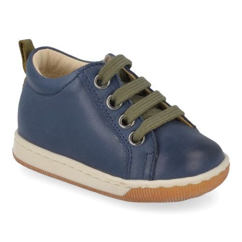 Falcotto sneakers blauw Jongens ( - haley blauw babyschoentje met vetershaley) - Junior Steps
