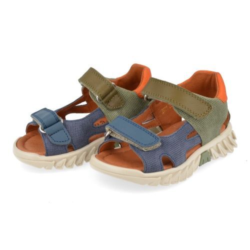 Romagnoli sandalen blauw Jongens ( - blauw/kaki sandaal2401R902) - Junior Steps