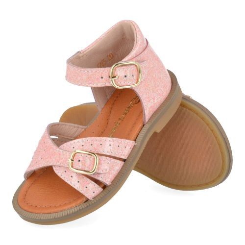 Romagnoli sandalen roze Meisjes ( - roze lak sandaaltje4365R016) - Junior Steps