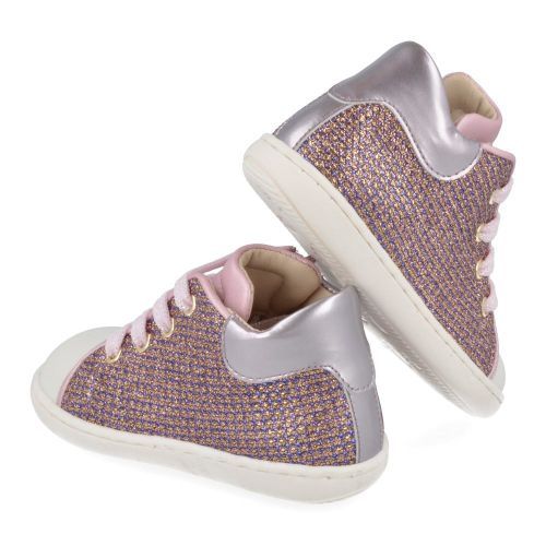 Zecchino d'oro sneakers roze Meisjes ( - roze goud sneakertje met rubber stootneuN12-1044) - Junior Steps